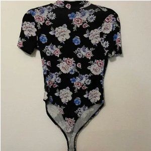 forever 21 floral bodysuit